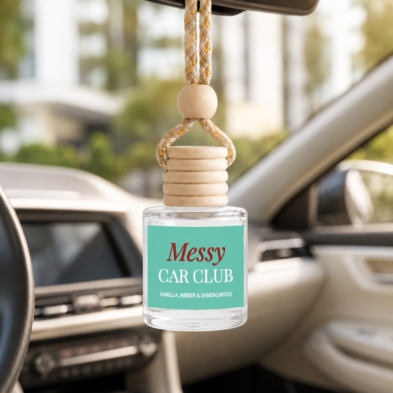 Car Diffuser - Messy Car Club Amber Vanilla Woods 8 ml Oil