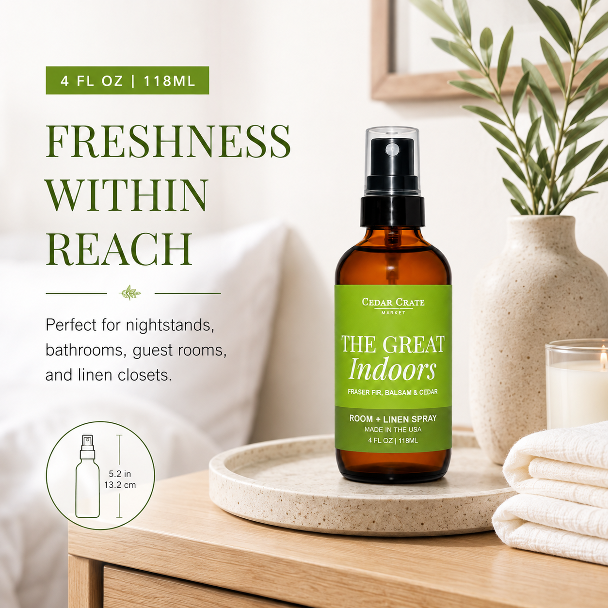 Funny Room Spray - The Great Indoors Balsam + Cedar Mist