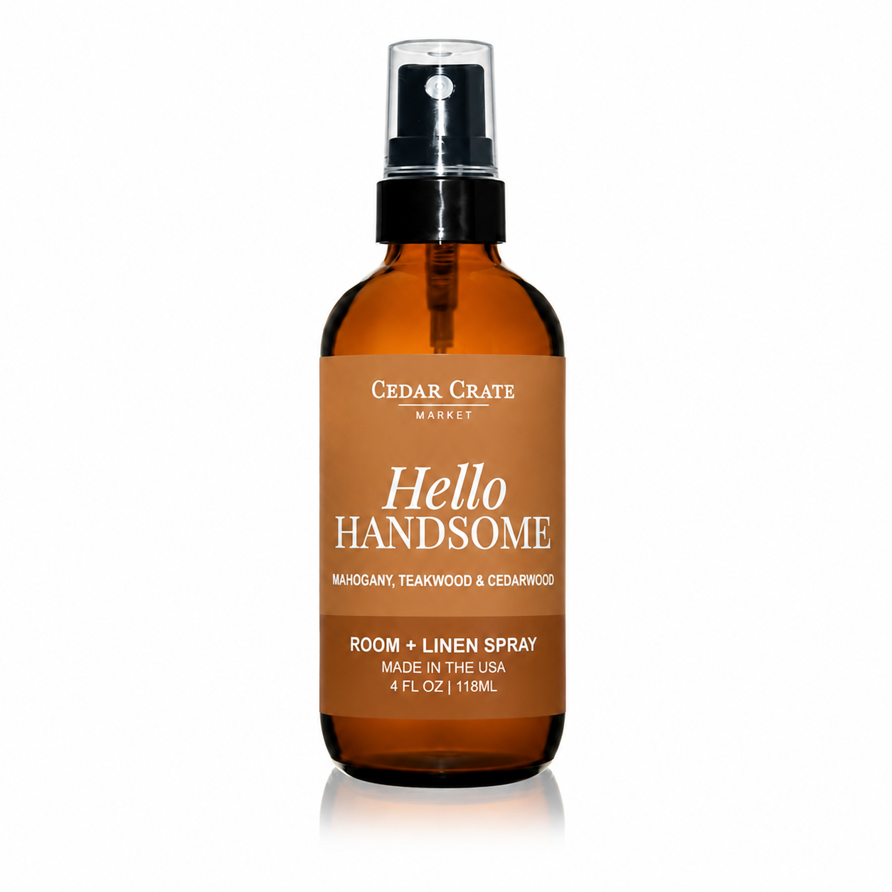 Funny Room Spray - Hello Handsome Linen Mist Rustic Mahogany
