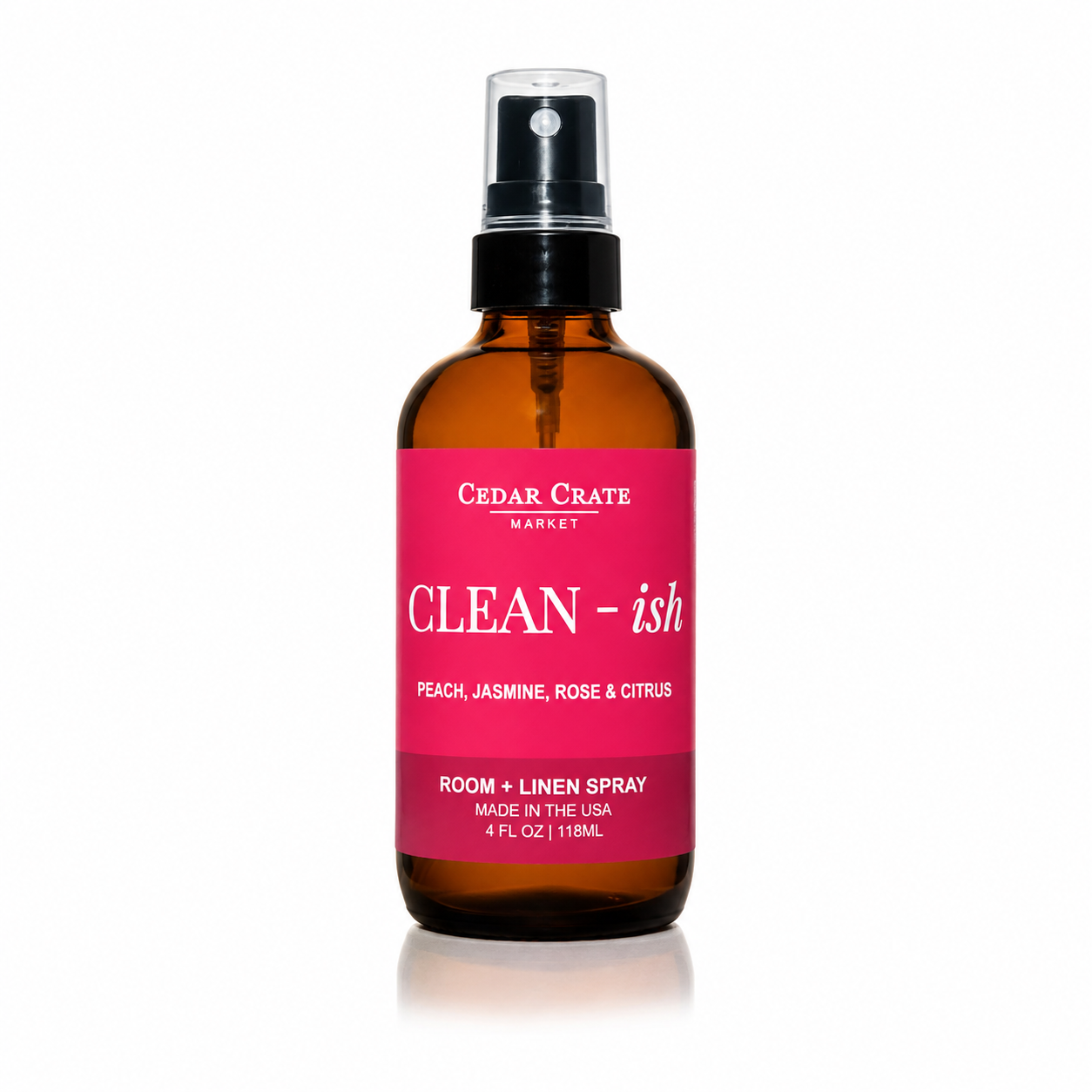 Funny Room Spray - Clean - ish Velvet Peach 4 oz Home Mist