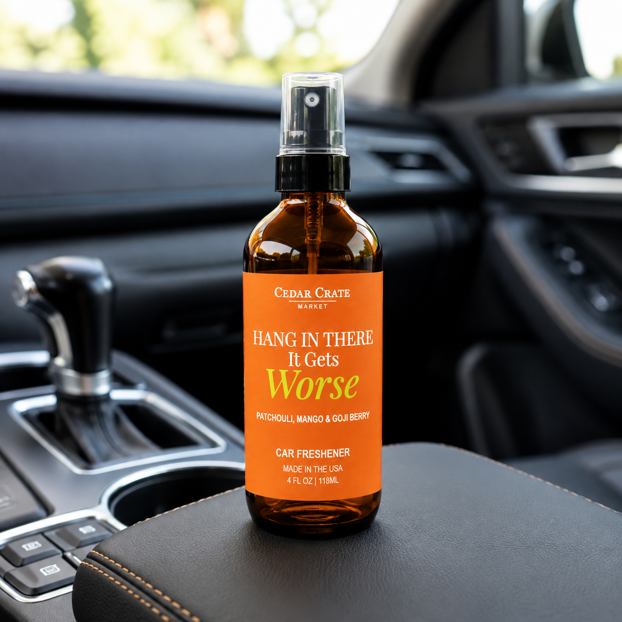 Car Freshies - Hang In There It Gets Worse Golden Patchouli