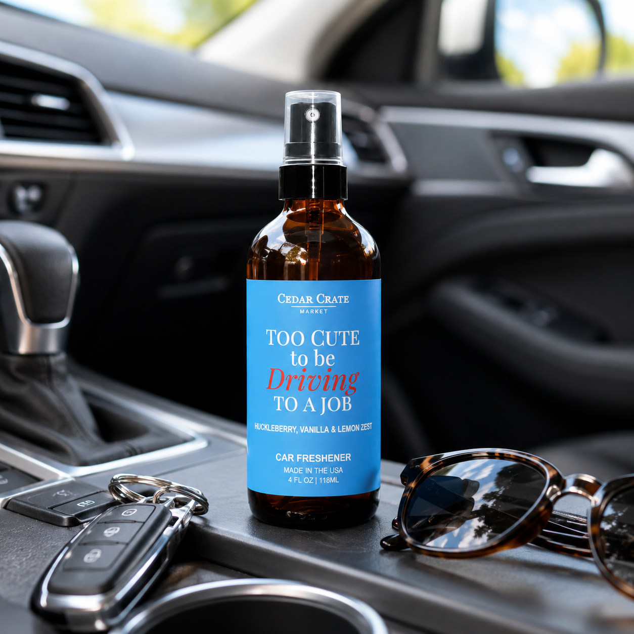 Car Freshies - Too Cute To Be Driving To A Job Spray 4 oz