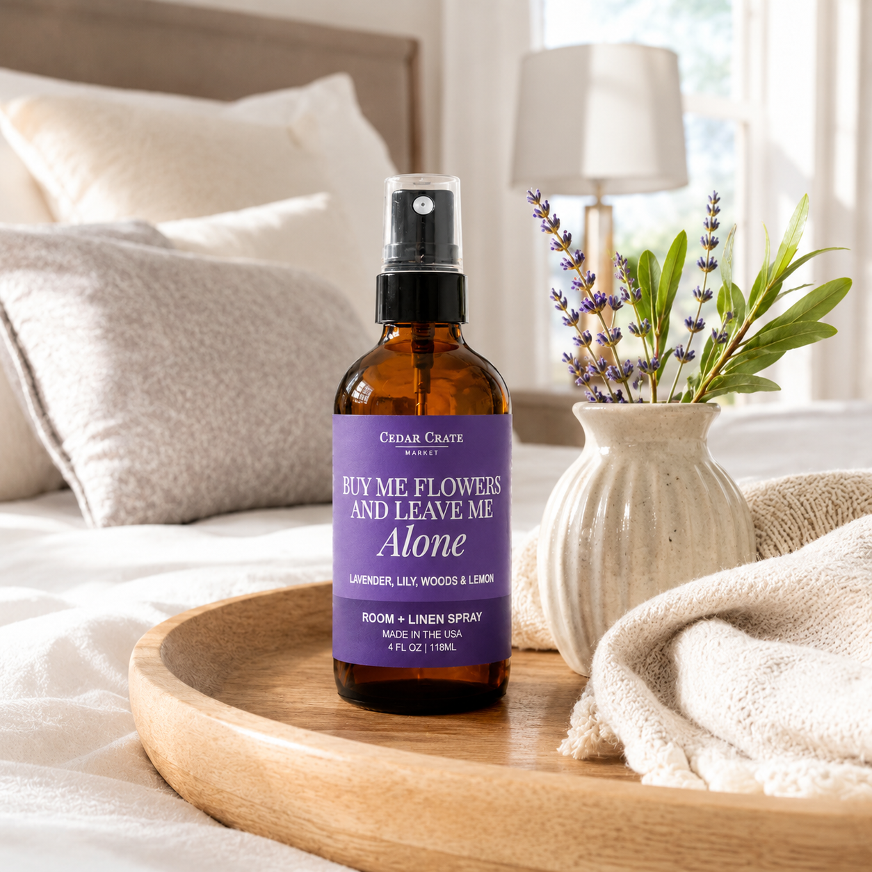Funny Room Spray - Buy Me Flowers And Leave Me Alone Mist