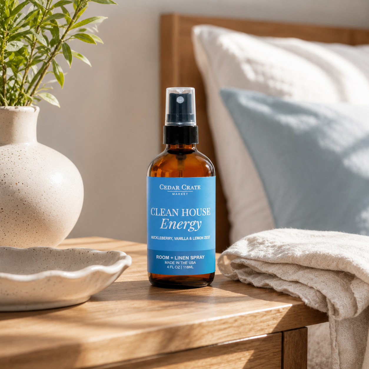 Funny Room Spray - Clean House Energy Wild Huckleberry 4 oz