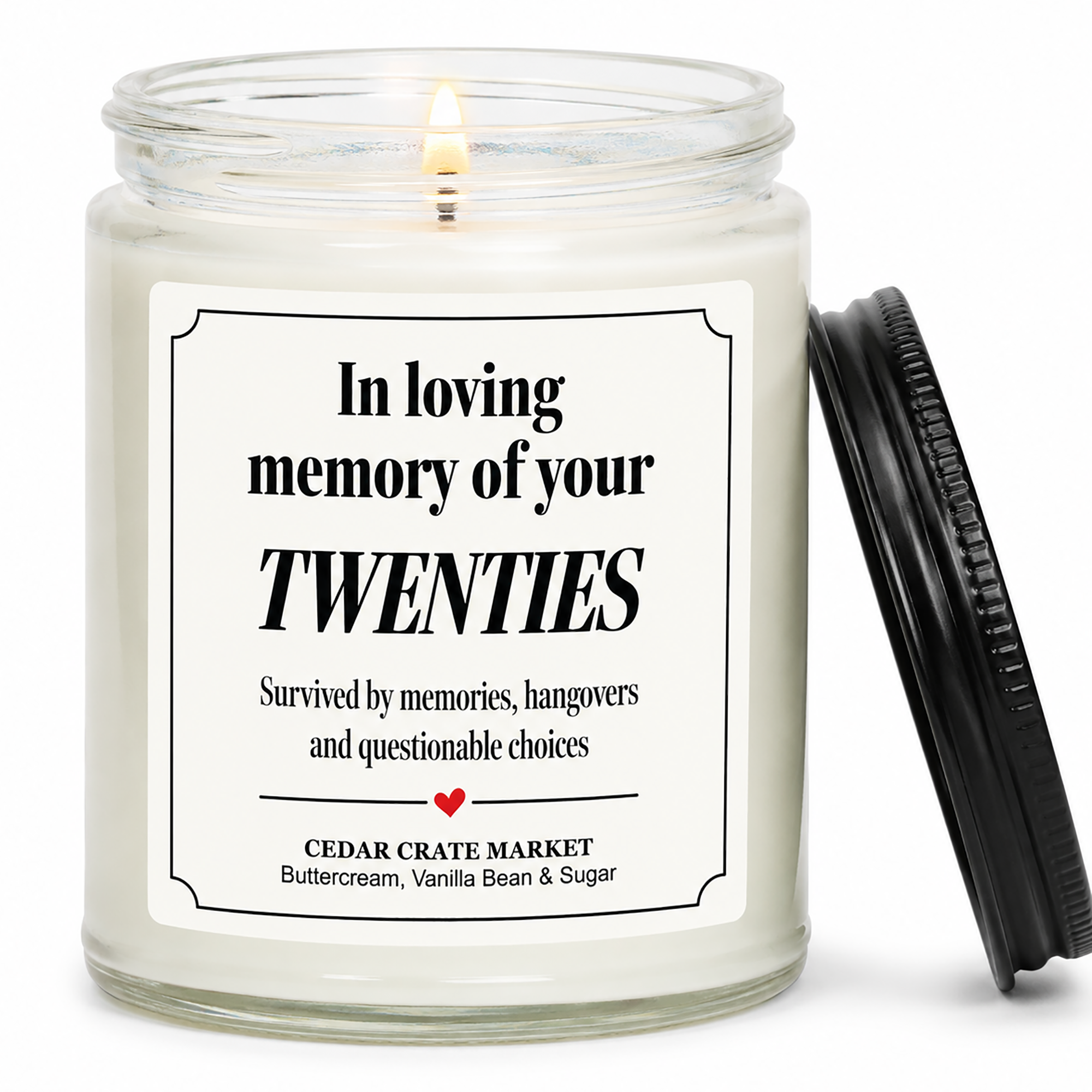 30th Birthday Candle - In Loving Memory of My 20s