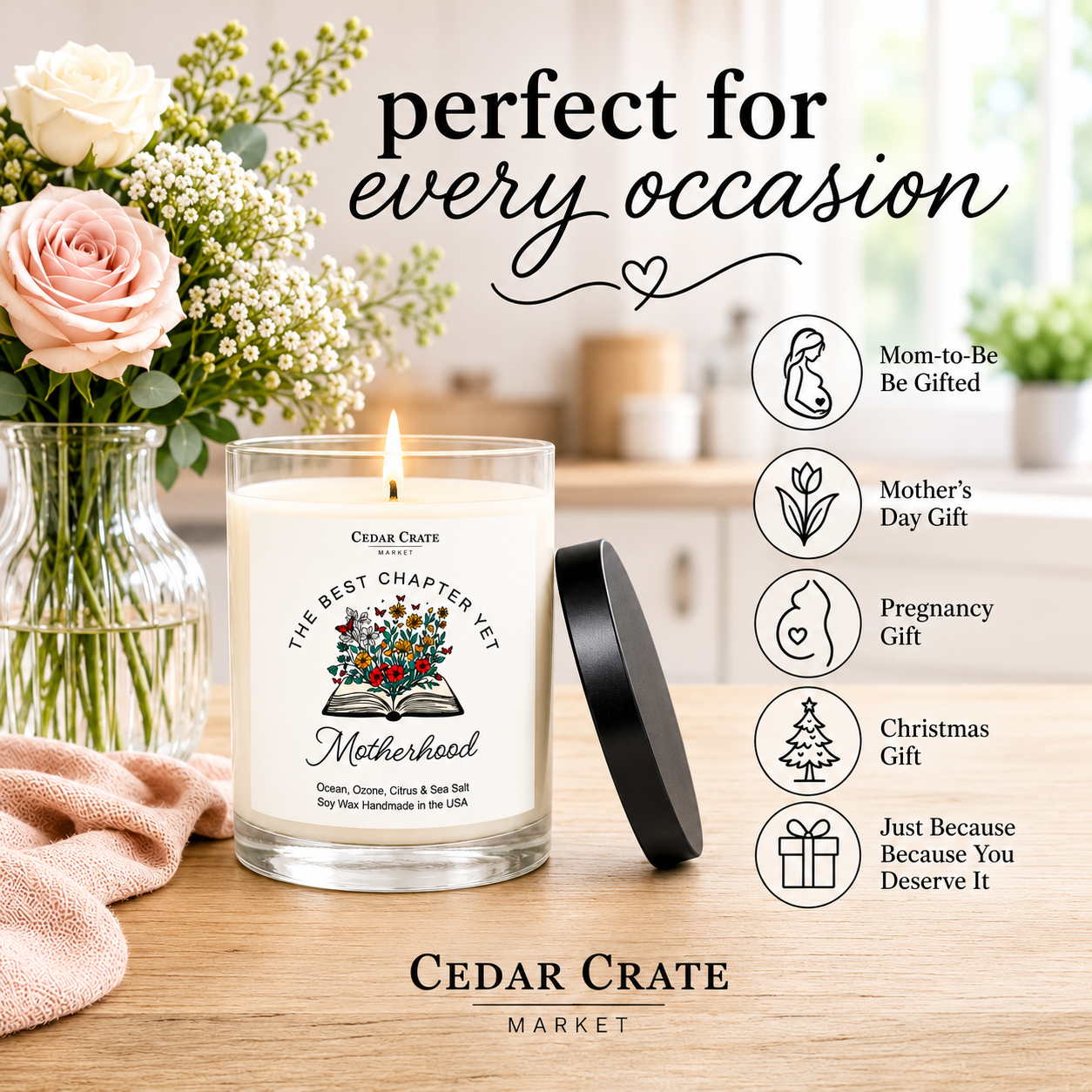 Mom To Be Candle - The Best Chapter Yet
