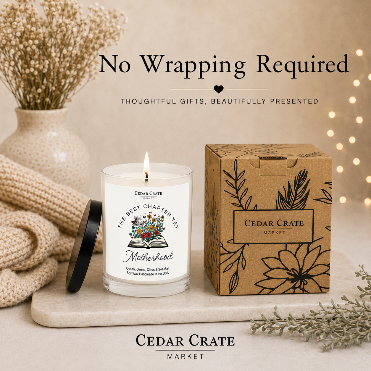 Mom To Be Candle - The Best Chapter Yet