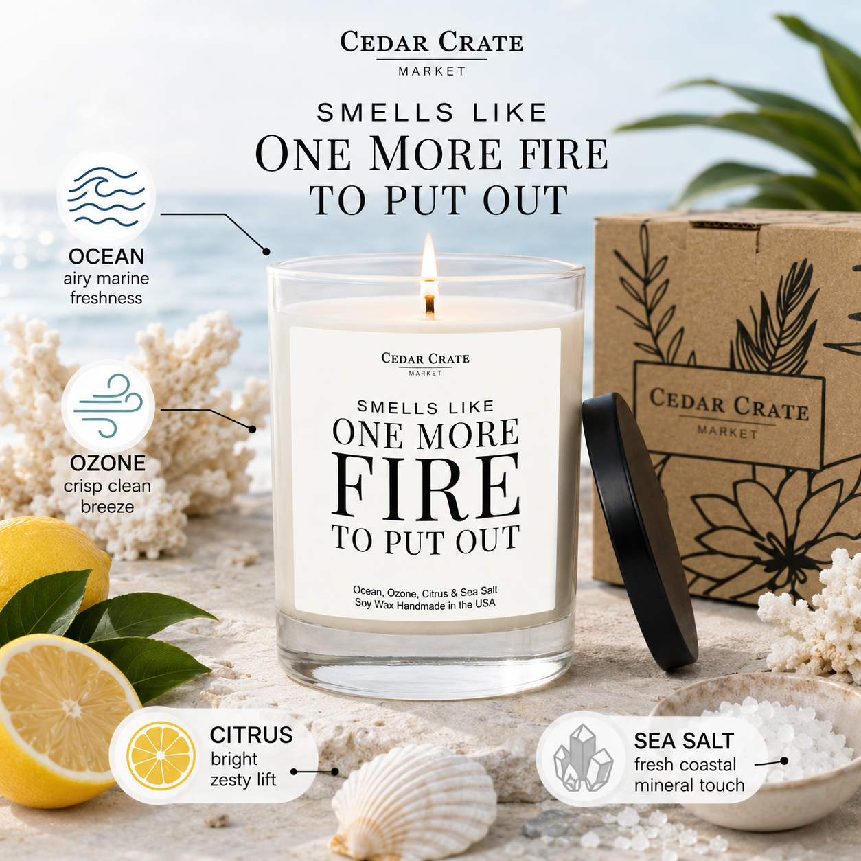 Coworker Candle - One More Fire to Put Out