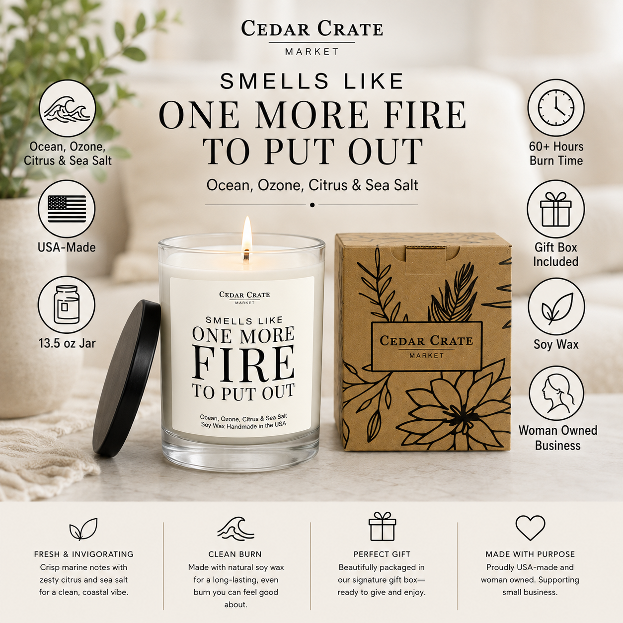 Coworker Candle - One More Fire to Put Out