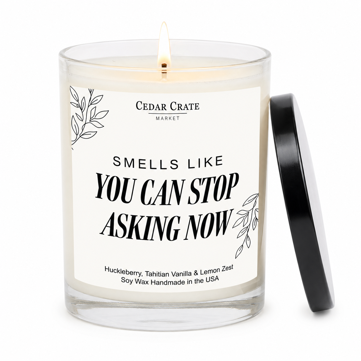 Pregnancy Candle - You Can Stop Asking Now