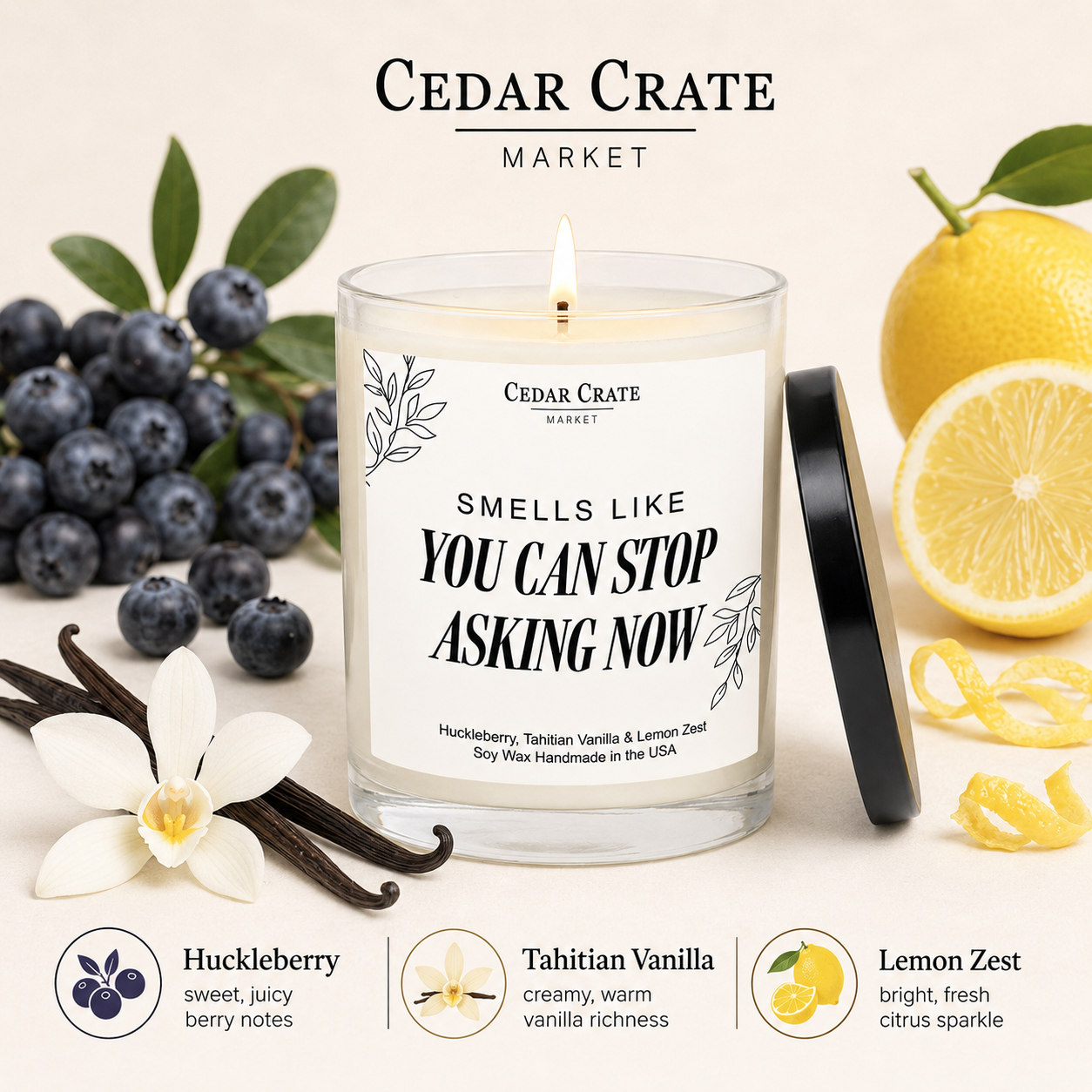 Pregnancy Candle - You Can Stop Asking Now
