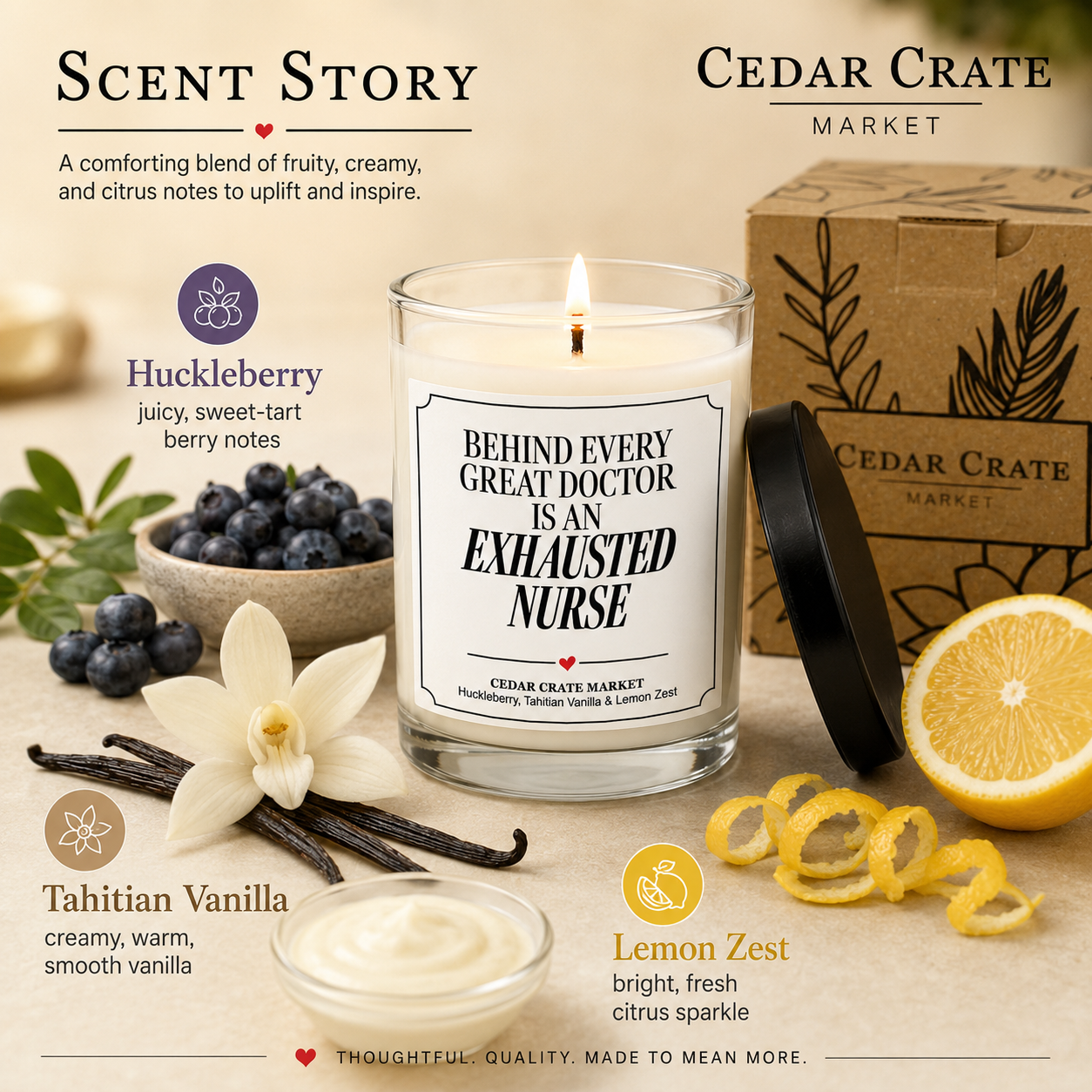 Nurse Candle - Behind Every Great Doctor