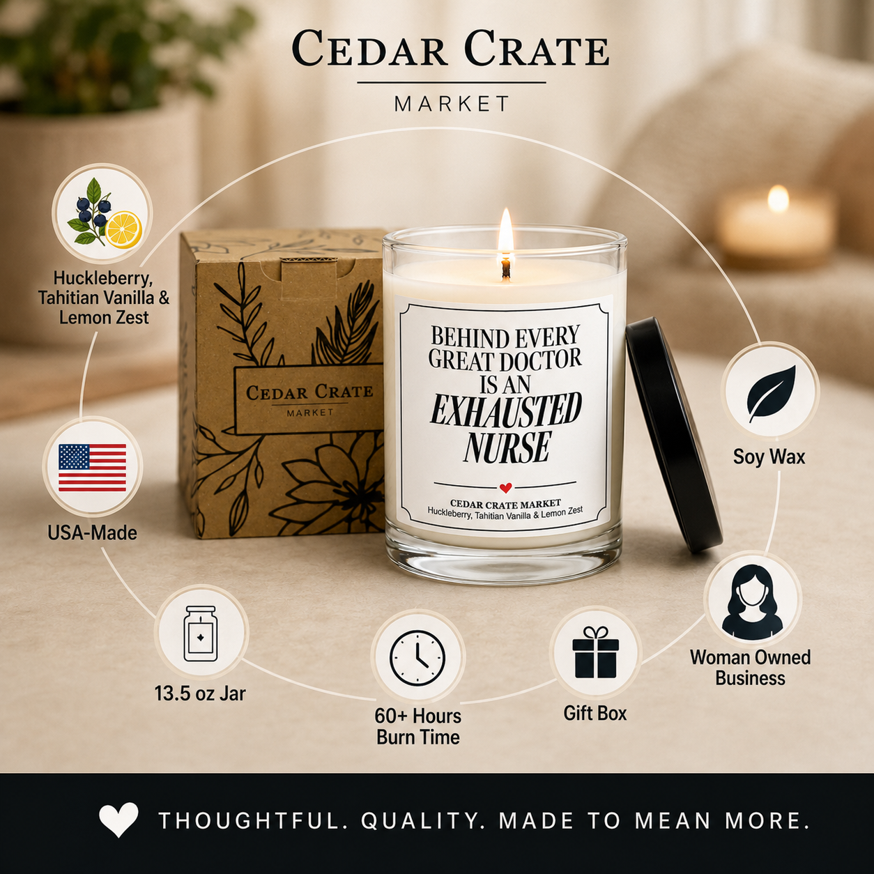 Nurse Candle - Behind Every Great Doctor