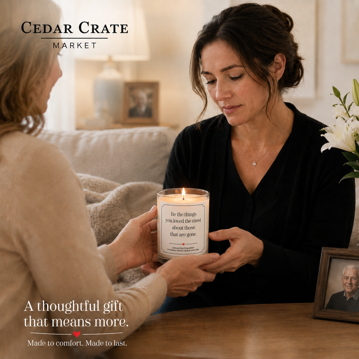 Memorial Candle - Be the Things You Loved Most