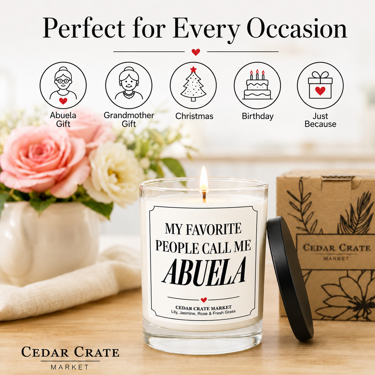 Abuela Candle - My Favorite People Call Me Abuela