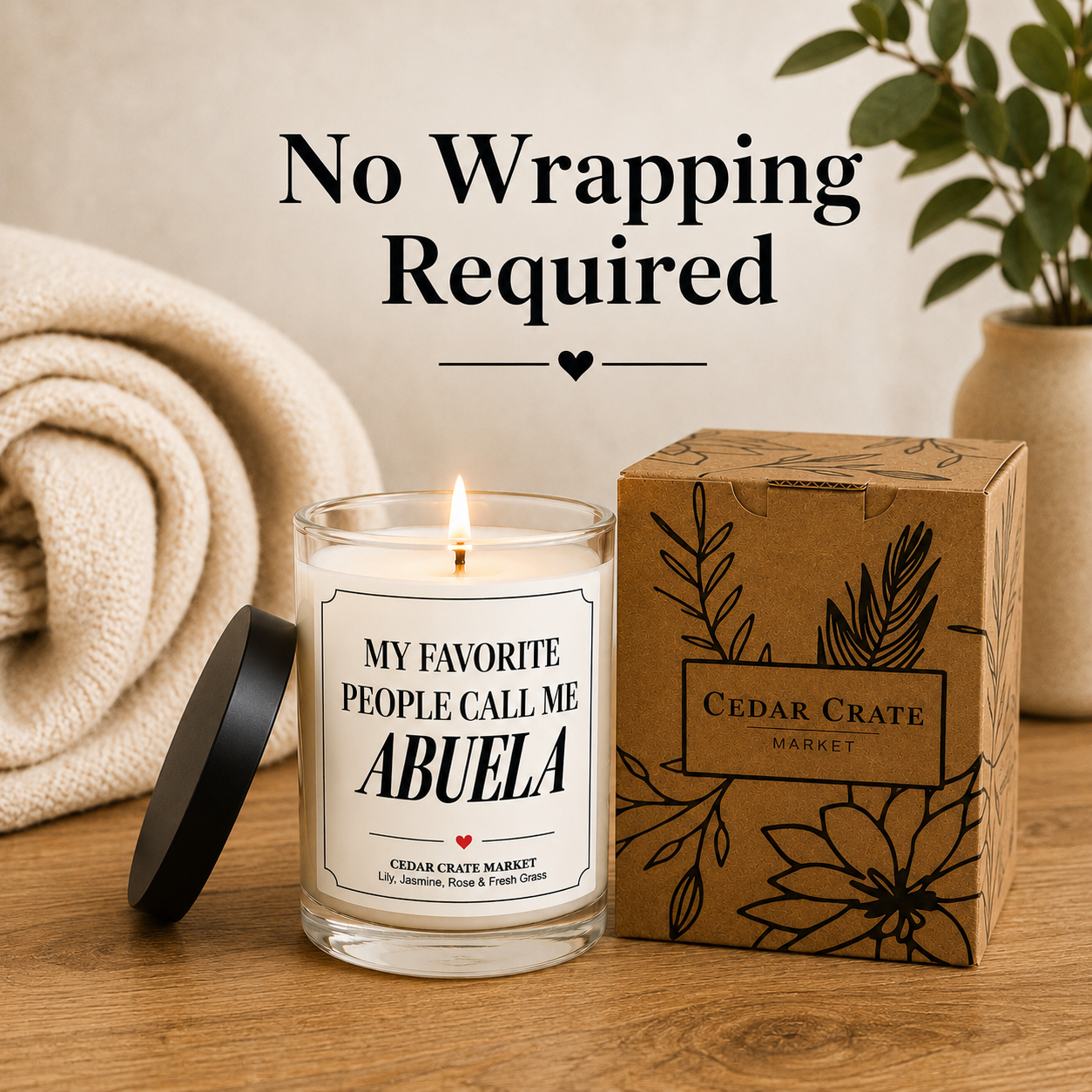 Abuela Candle - My Favorite People Call Me Abuela