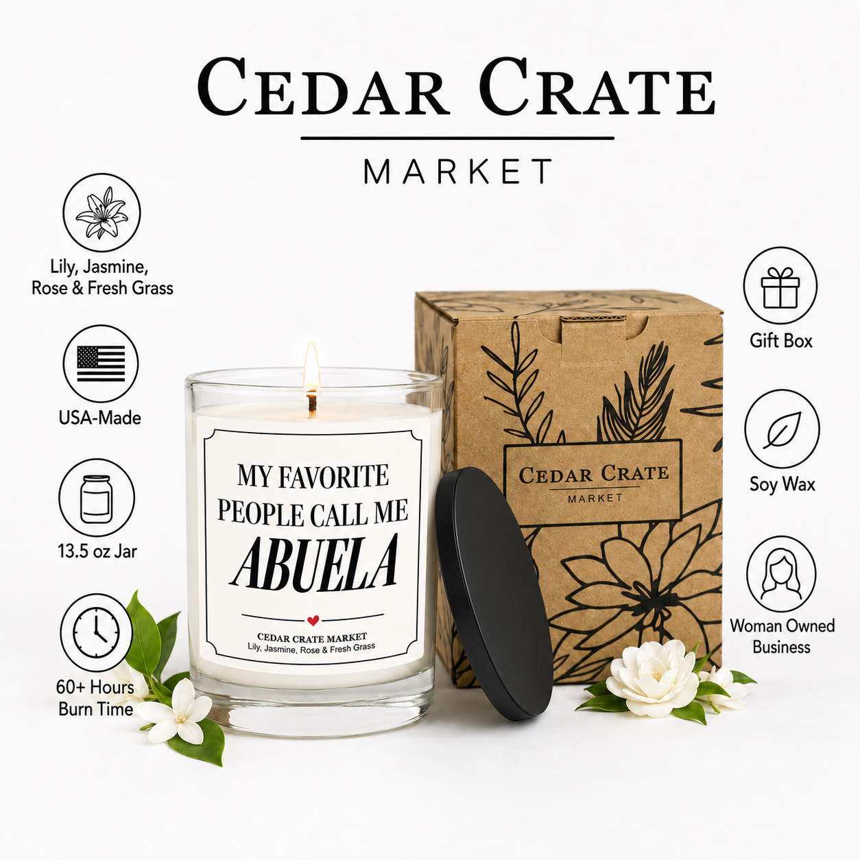 Abuela Candle - My Favorite People Call Me Abuela