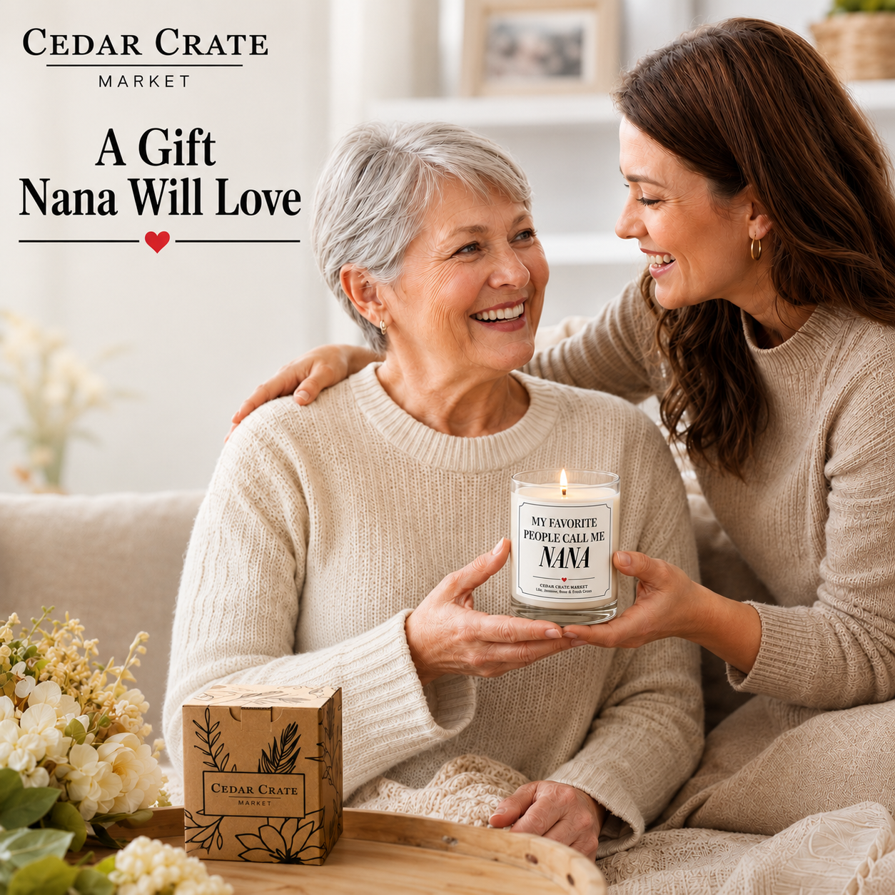 Nana Candle - My Favorite People Call Me Nana