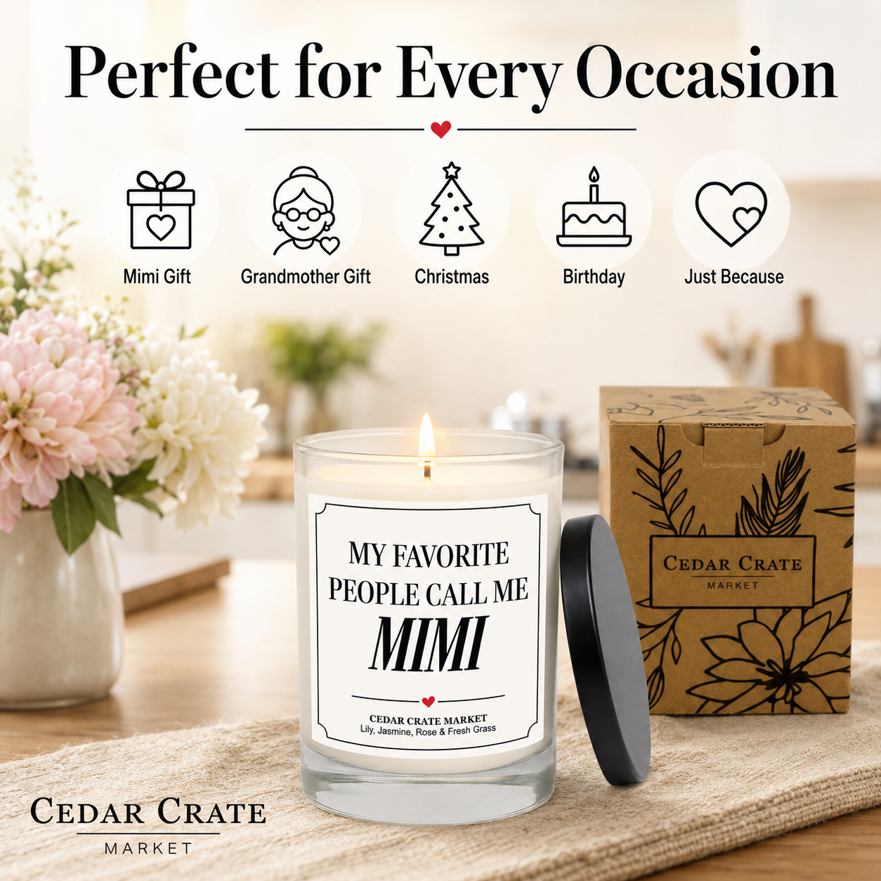 Mimi Candle - My Favorite People Call Me Mimi
