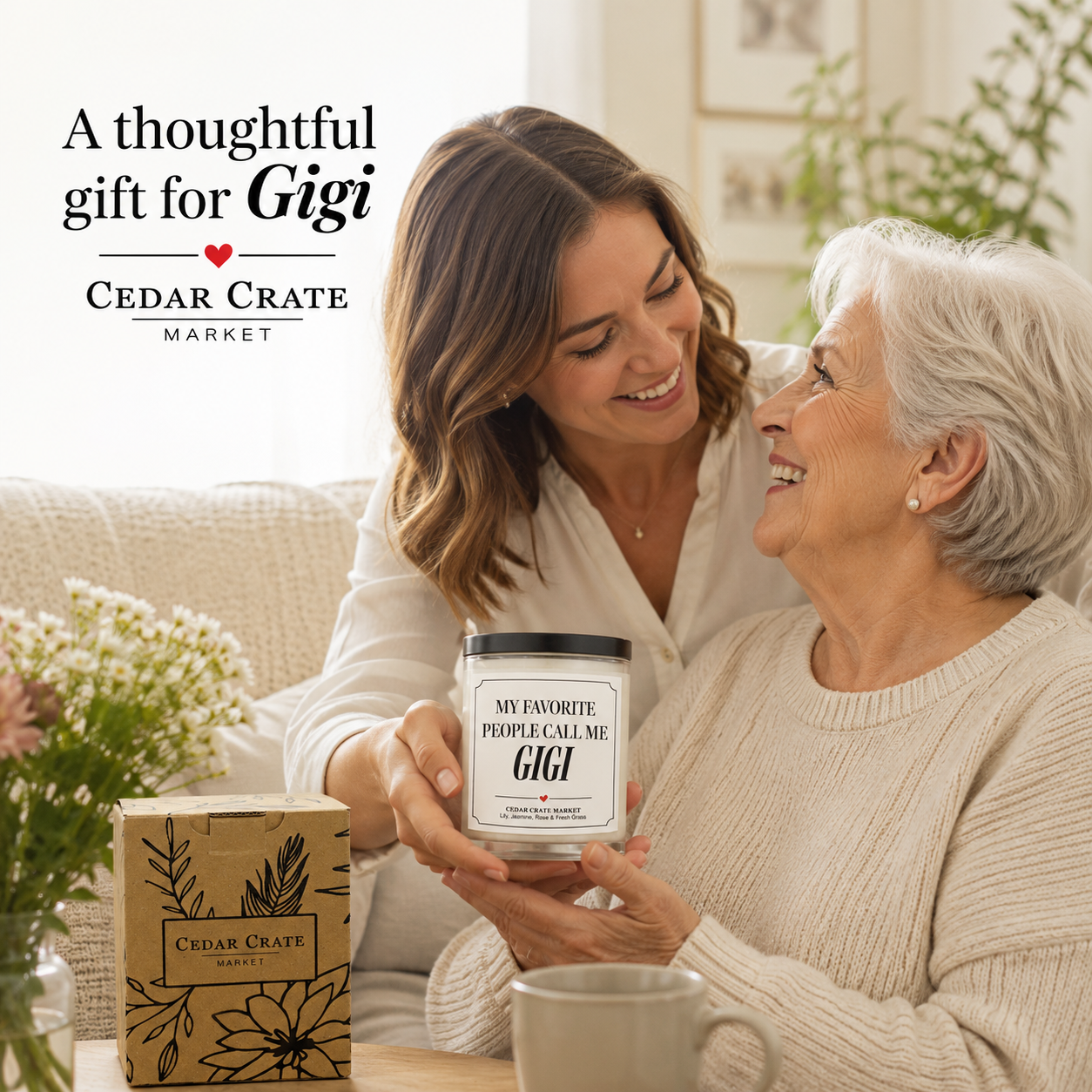 Gigi Candle - My Favorite People Call Me Gigi