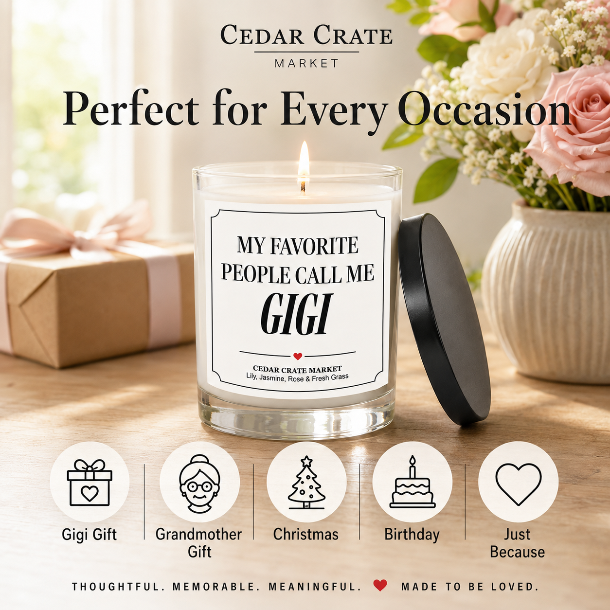 Gigi Candle - My Favorite People Call Me Gigi