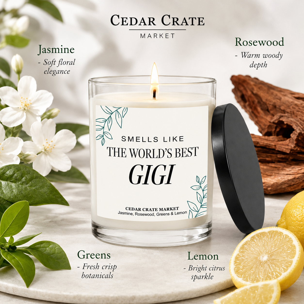 Gigi Candle - Smells Like World's Best Gigi