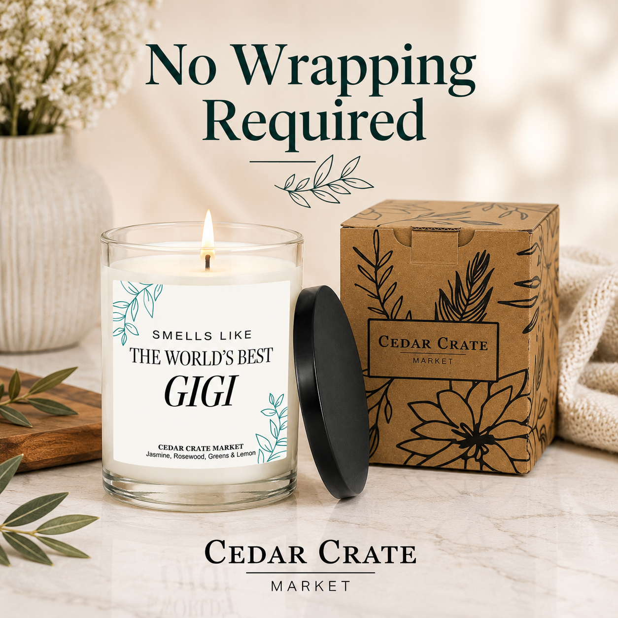 Gigi Candle - Smells Like World's Best Gigi