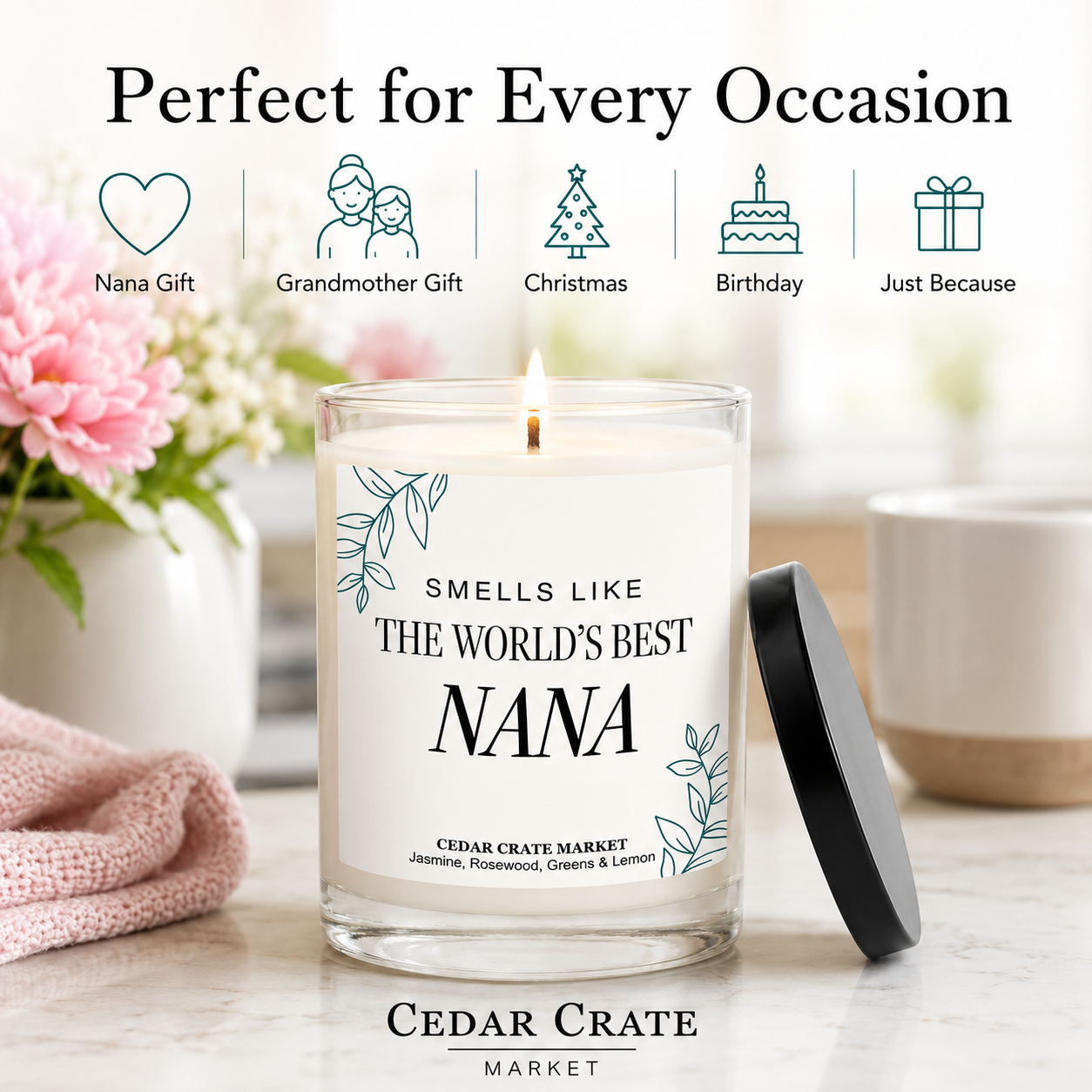 Nana Candle - Smells Like World's Best Nana