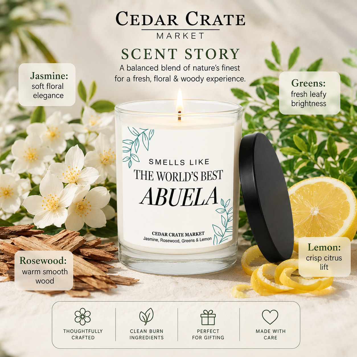 Abuela Candle - Smells Like World's Best Abuela