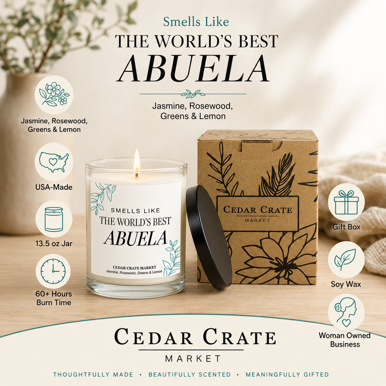Abuela Candle - Smells Like World's Best Abuela