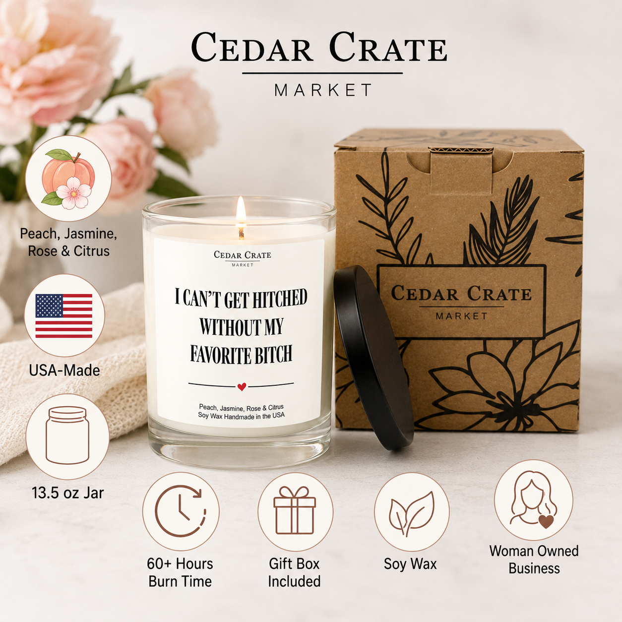 Maid of Honor Candle - My Favorite Bitch