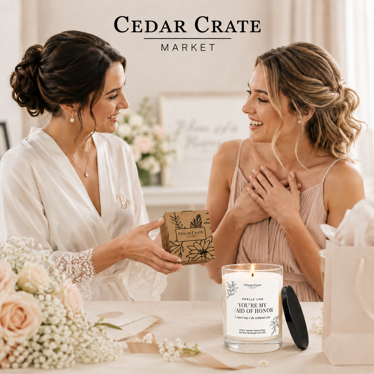 Maid of Honor Candle - I Can't Say I Do Without You
