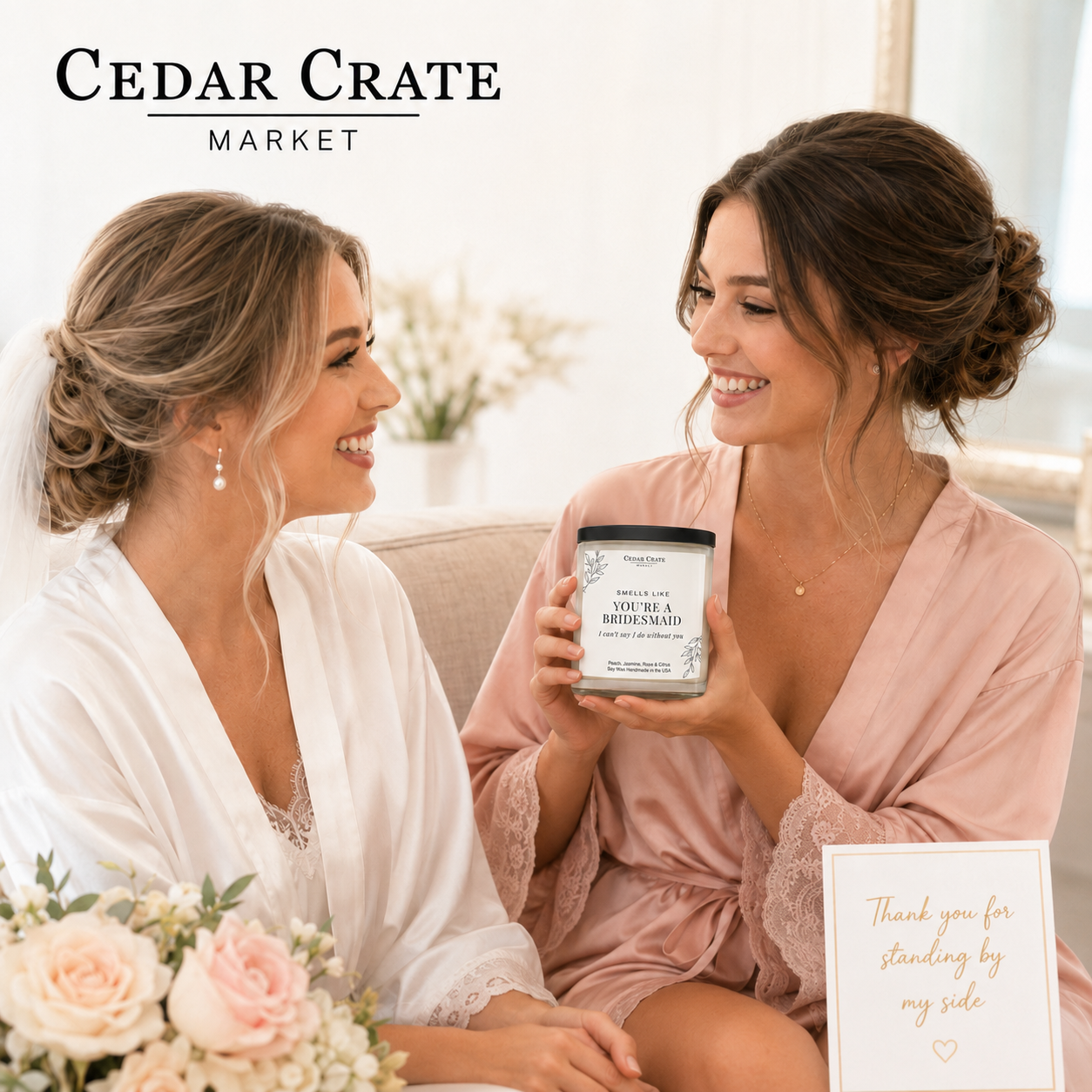 Bridesmaid Candle - I Can't Say I Do Without You