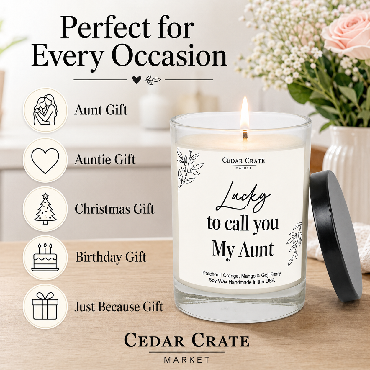 Aunt Candle - Lucky to Call You My Aunt