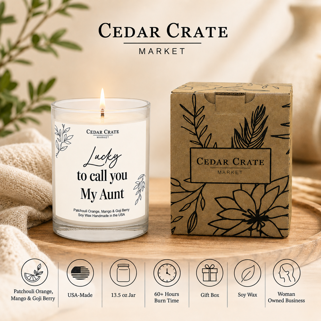 Aunt Candle - Lucky to Call You My Aunt