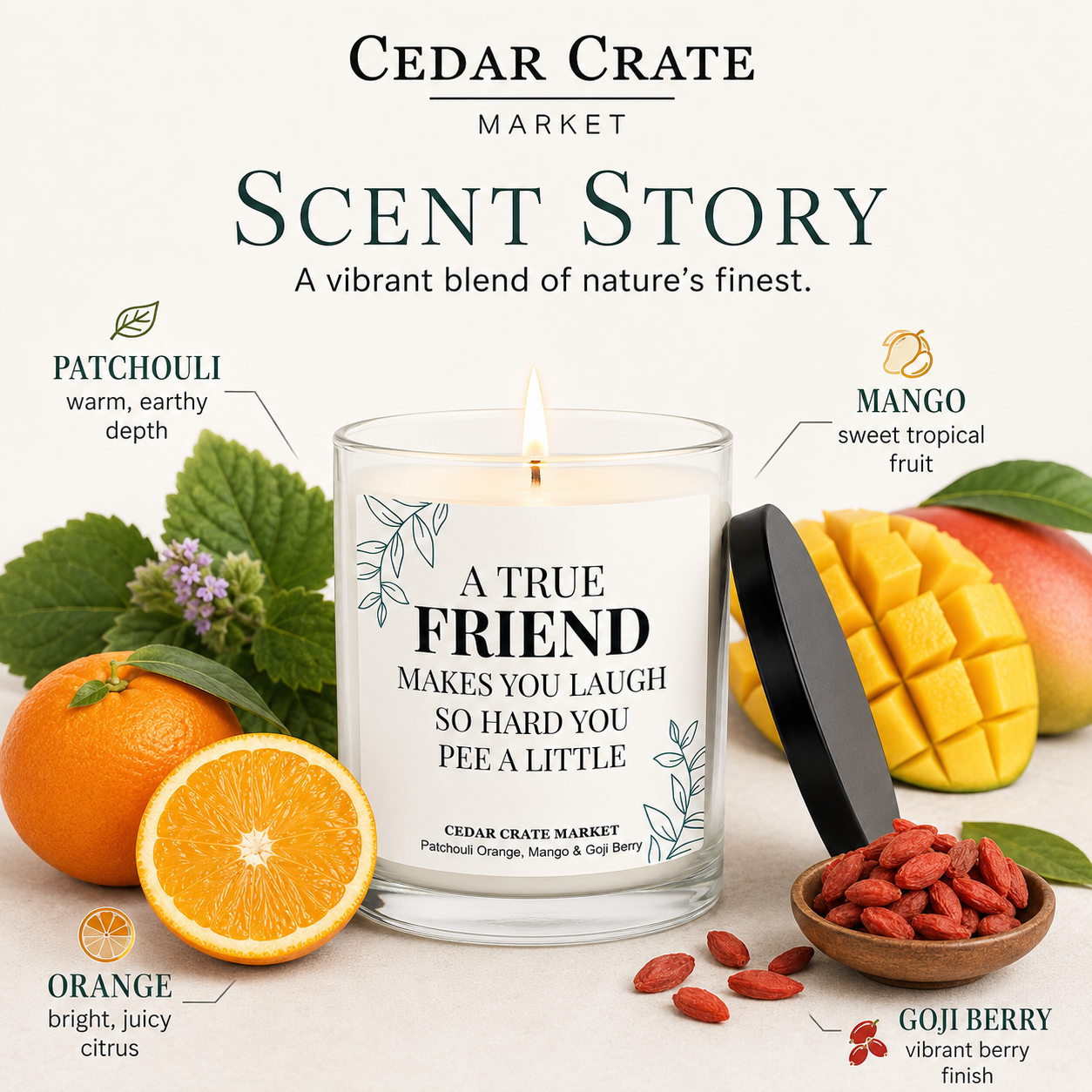 Best Friend Candle - Laugh So Hard You Pee A Little