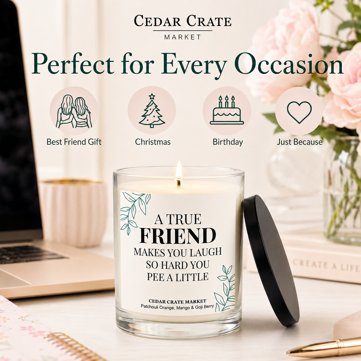 Best Friend Candle - Laugh So Hard You Pee A Little