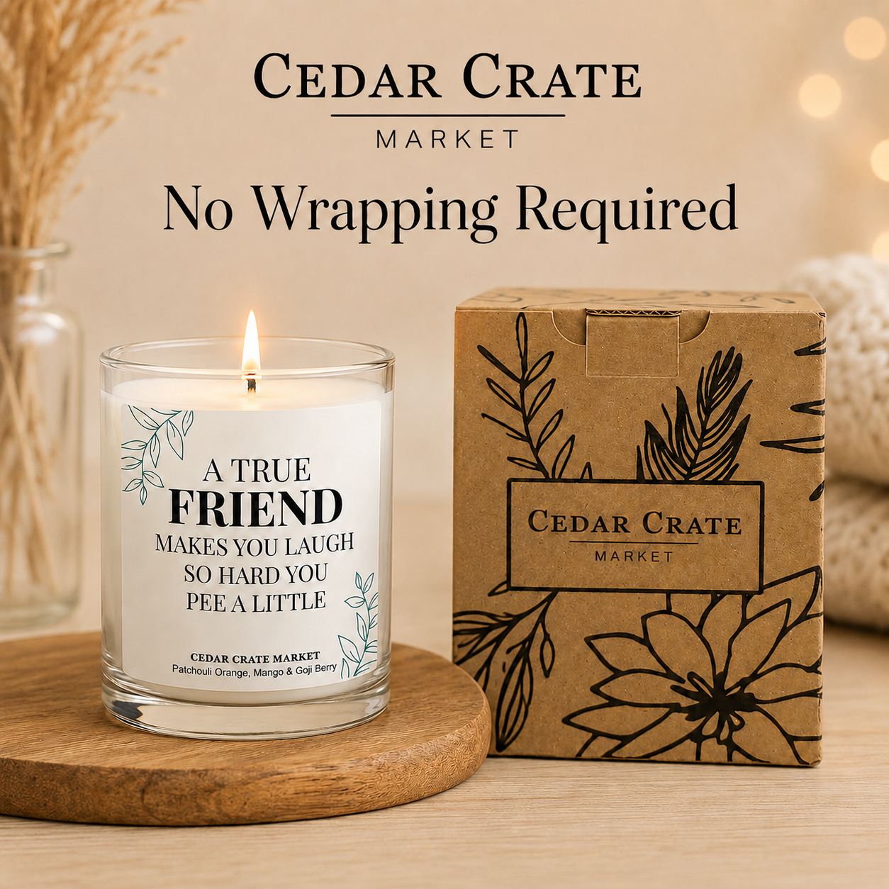 Best Friend Candle - Laugh So Hard You Pee A Little