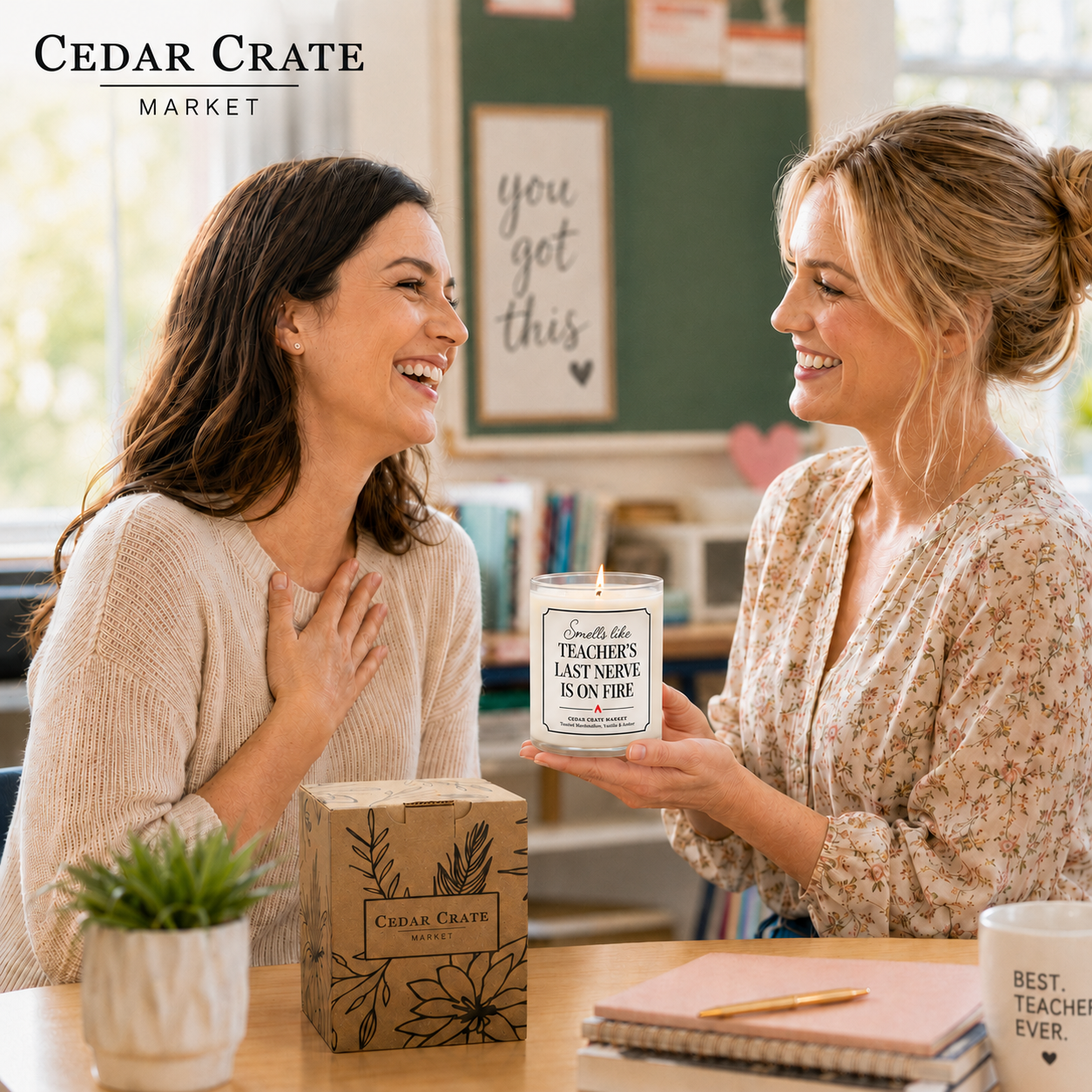 Teacher Candle - Teacher's Last Nerve Is on Fire