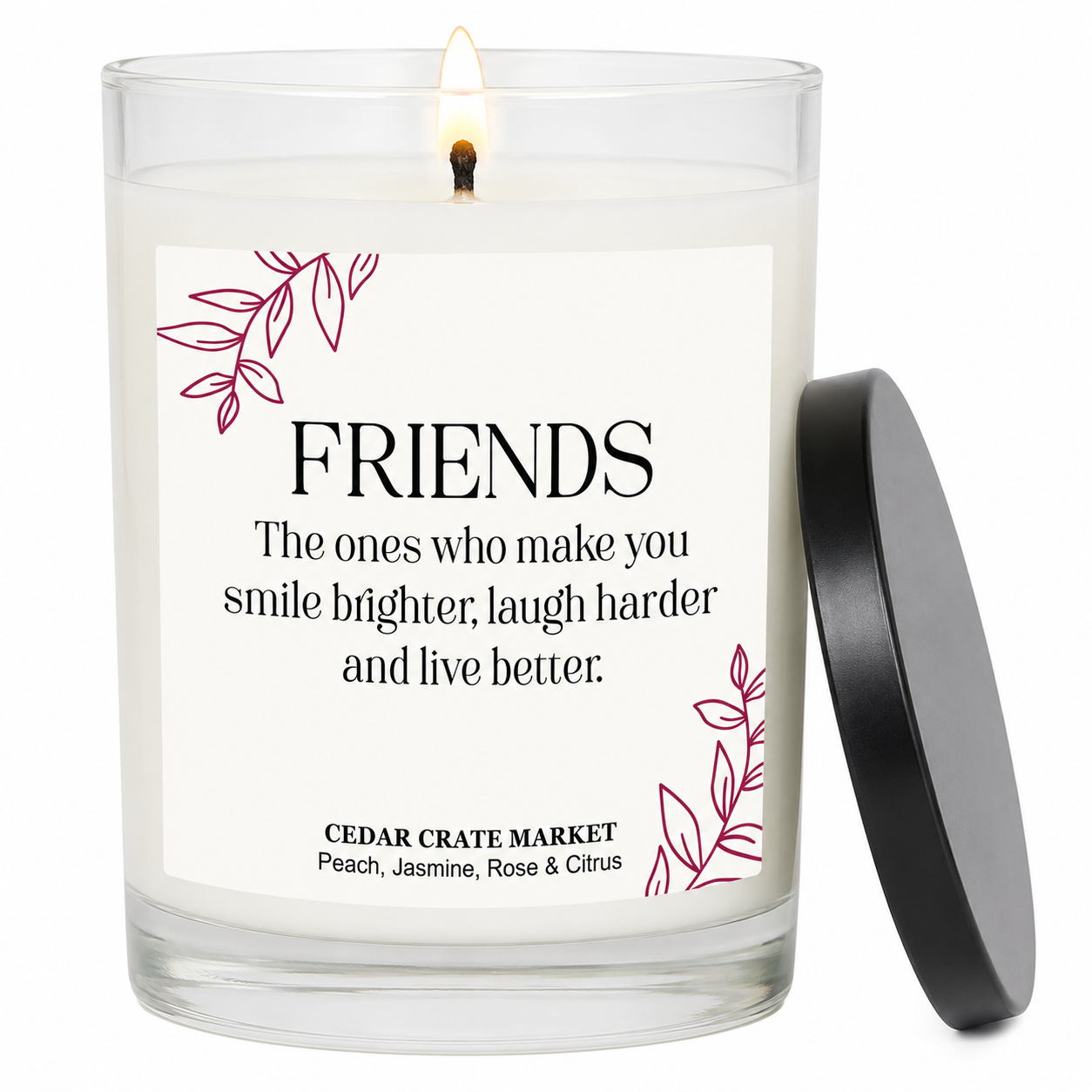 Best Friend Candle - Smile Brighter, Laugh Harder