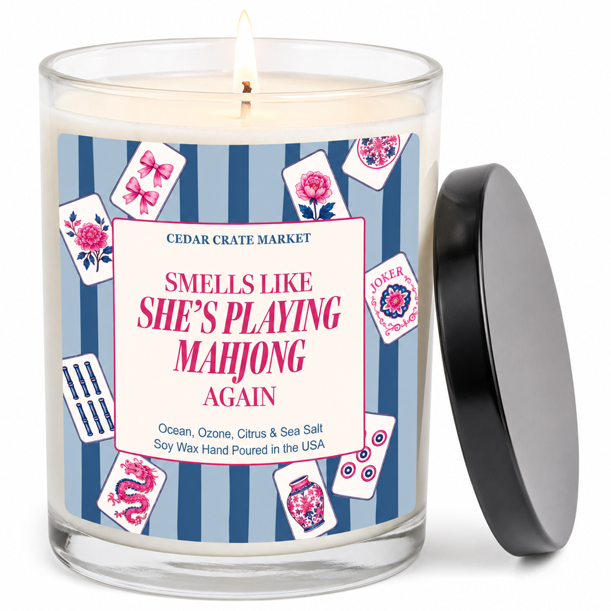 Mahjong Candle - Smells Like She's Playing Again
