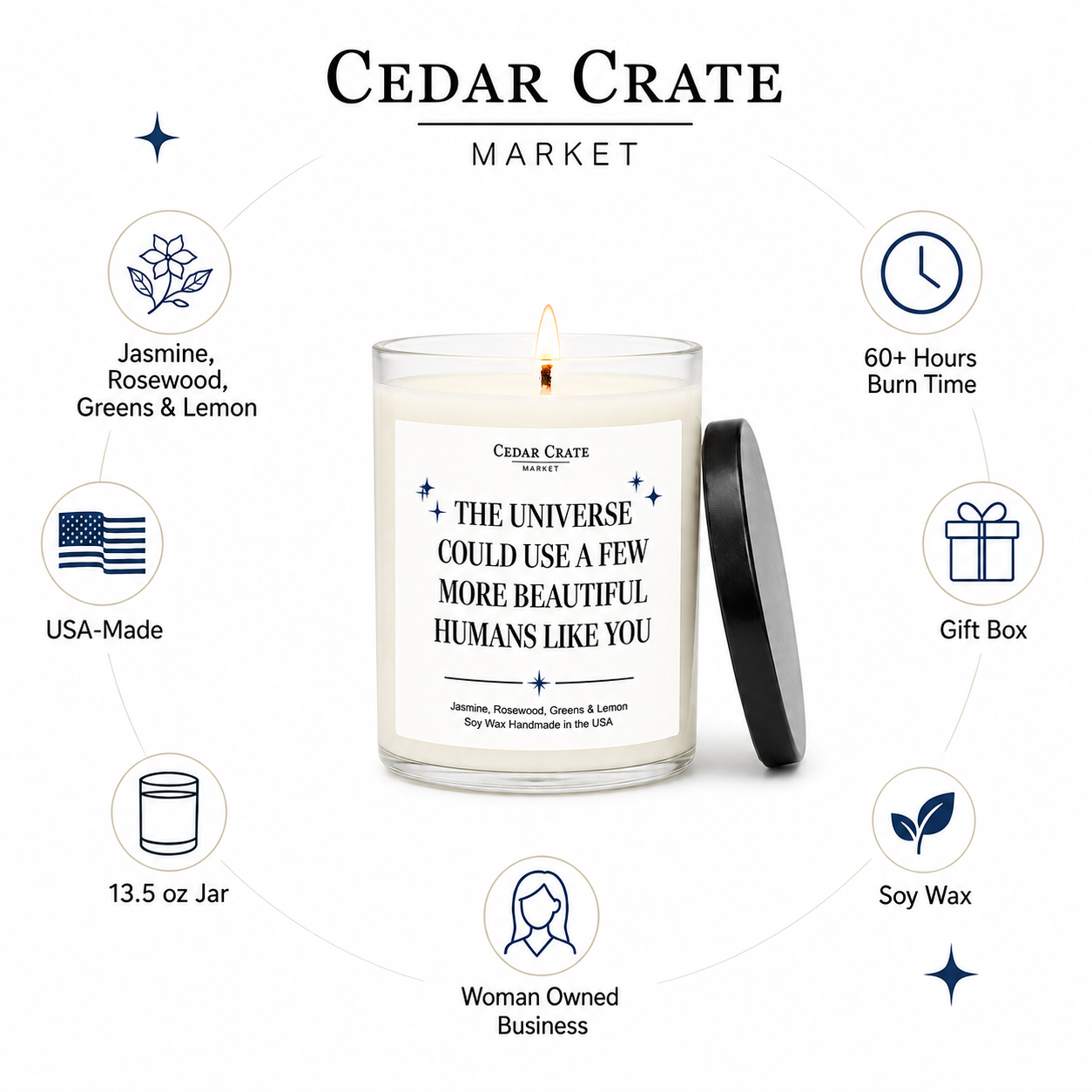Thank You Candle - More Beautiful Humans Like You