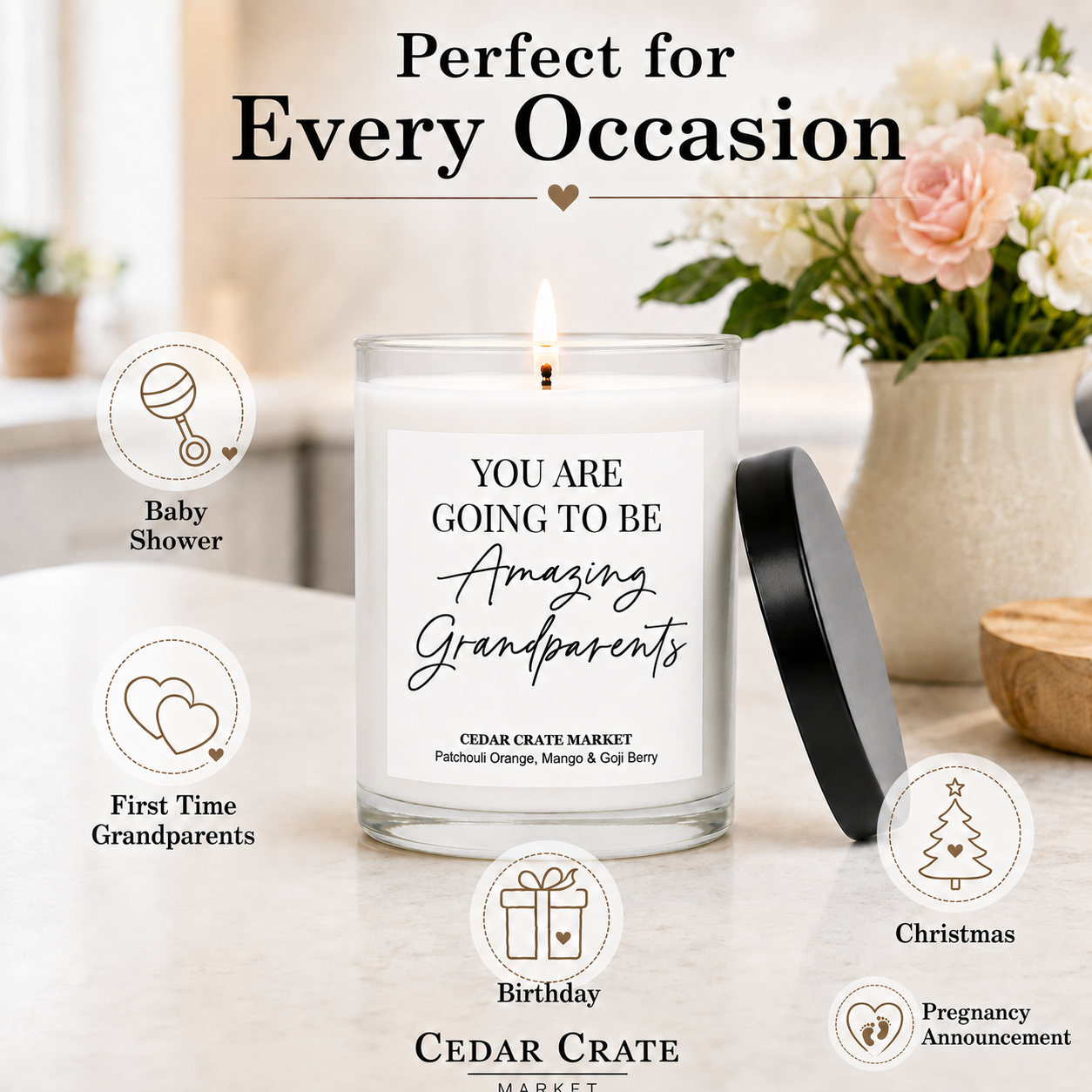 Grandparents Candle - You're Going to Be Amazing