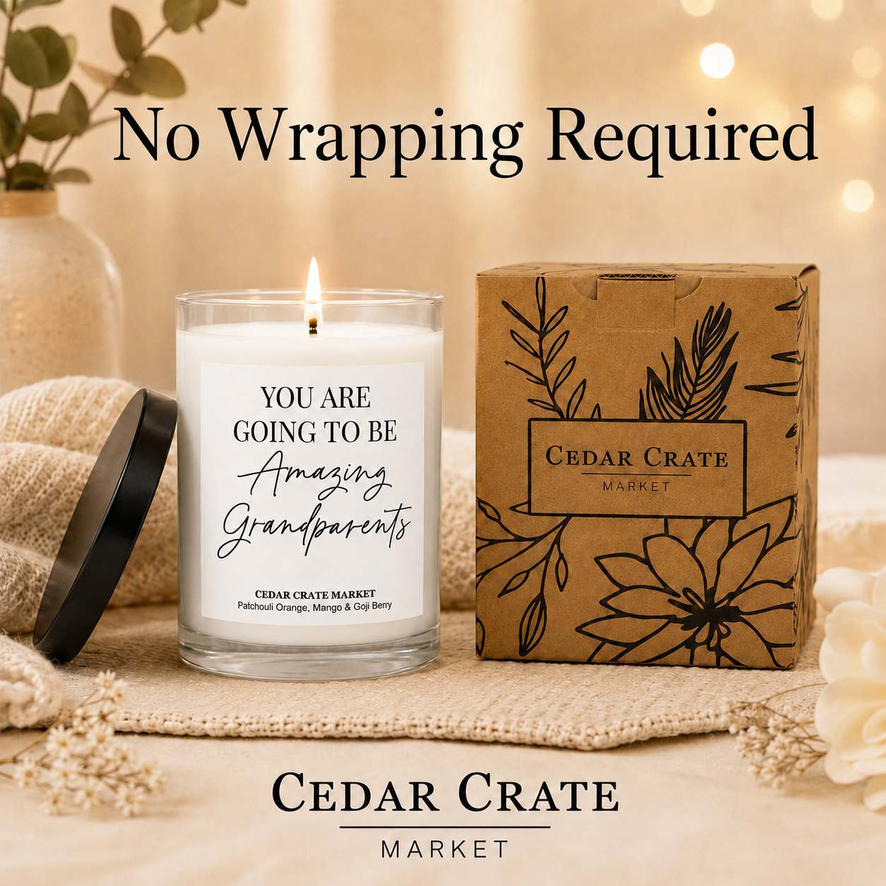 Grandparents Candle - You're Going to Be Amazing