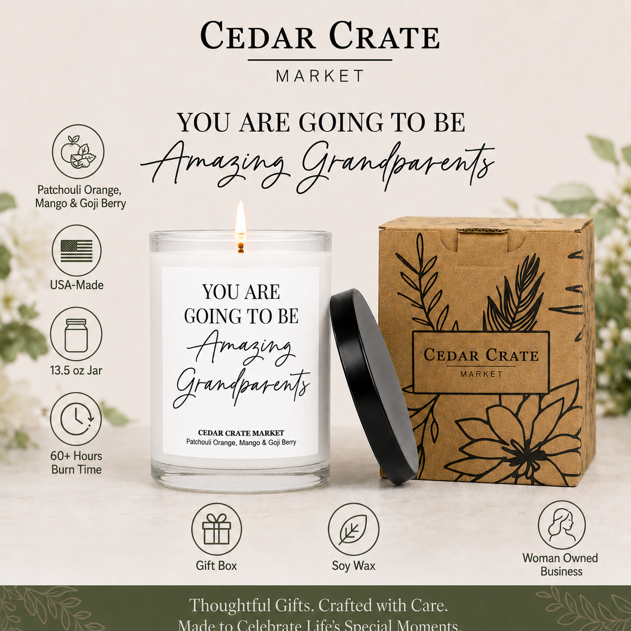 Grandparents Candle - You're Going to Be Amazing