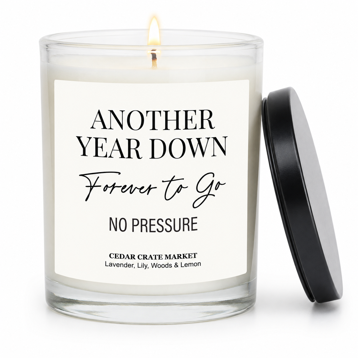 Anniversary Candle - Another Year Down, Forever to Go