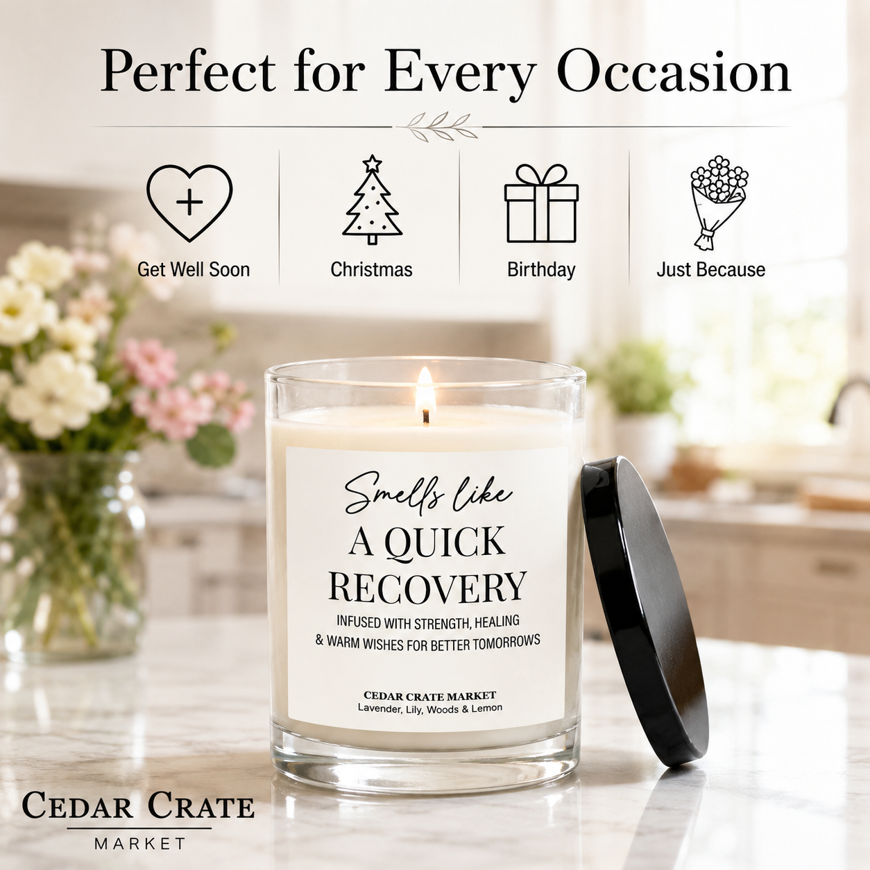 Get Well Candle - Smells Like a Quick Recovery