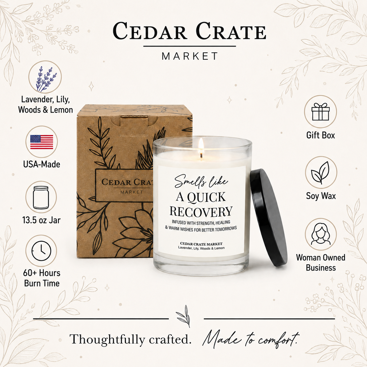 Get Well Candle - Smells Like a Quick Recovery