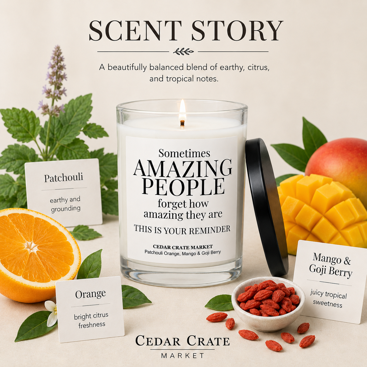 Encouragement Candle - You Are Amazing
