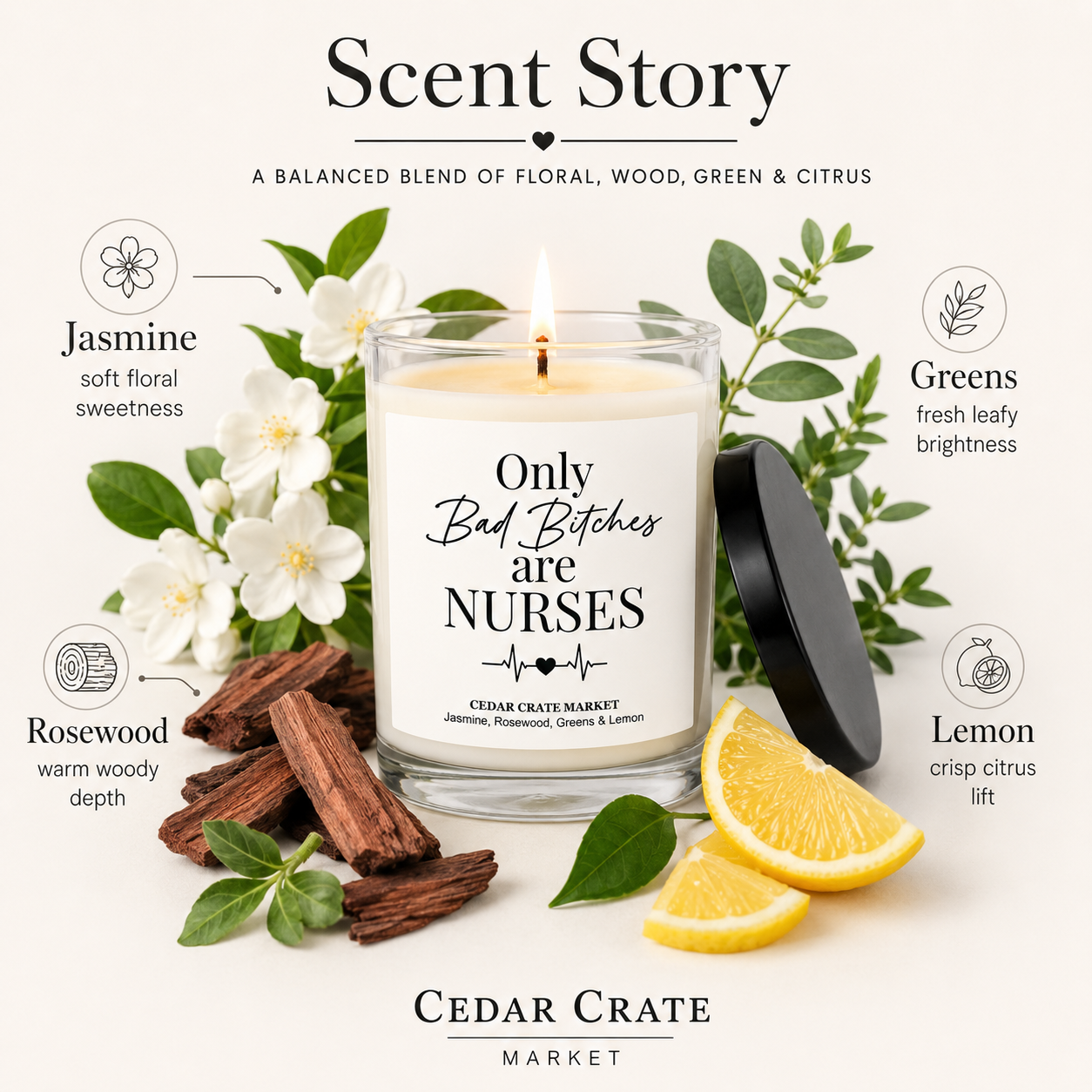 Nurse Candle - Only Bad B's Are Nurses